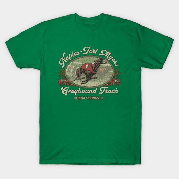 Naples-Fort Myers Greyhound Track 1957 T-Shirt by JCD666